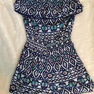 jolt strapless romper